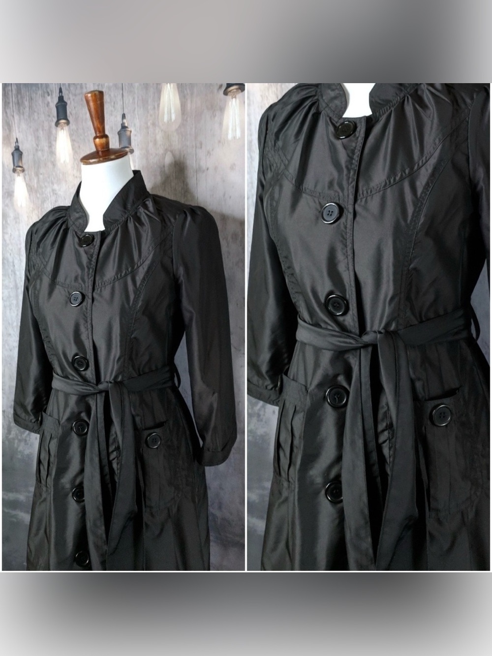 Romeo and Juliet Couture belted mini-trench 😍